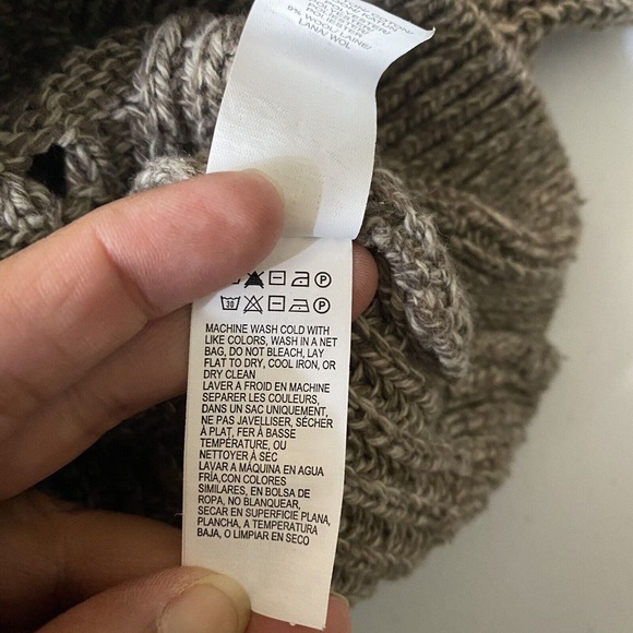 Lucky Brand Women’s Cotton Wool Blend Cableknit Crew Neck Sweater Size Medium. - Picture 8 of 11